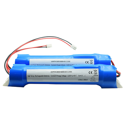 26650 6600mAh 3,2 Volt Baterias LiFePO4 Tipo Stick com módulo montado lateralmente