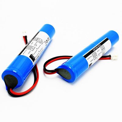 Pacote de baterias LiFePO4 2x26650 3000mAh 6.4V tipo stick (conector JST VH-2P, UL1015 18#, o comprimento do fio é de 150 mm)