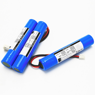 Pacote de baterias LiFePO4 2x26650 3000mAh 6.4V tipo stick (conector JST VH-2P, UL1015 18#, o comprimento do fio é de 150 mm)