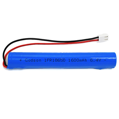 IFR 1600mAh 6.4 Volt 18650 LiFePO4 Baterias de tipo Stick Fácil de instalar