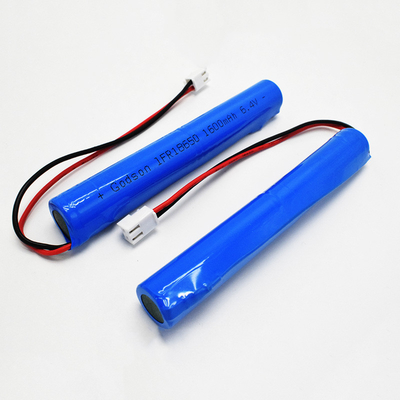 IFR 1600mAh 6.4 Volt 18650 LiFePO4 Baterias de tipo Stick Fácil de instalar