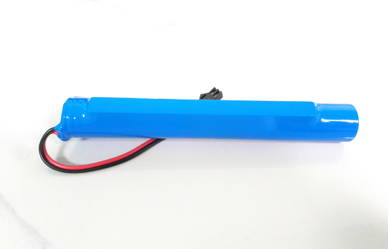 Iluminação de emergência recarregável Bateria de iões de lítio ICR18650 2600 MAh 7.4V ((JST-SMP-2P, UL1007 20#, 100mm)