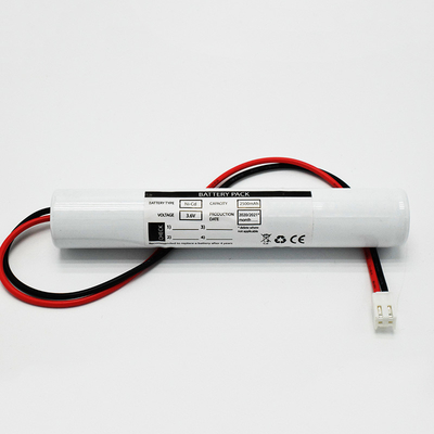 3.6V 2500mAh Ni-CD Bateria para iluminação de emergência com alto custo-benefício