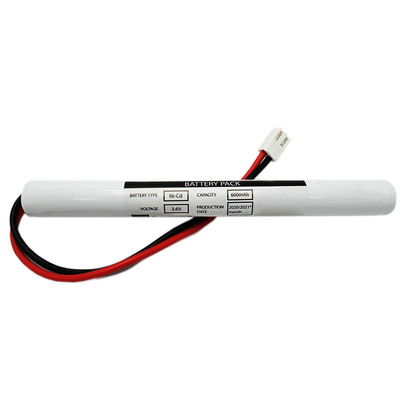 Ni Cd AA600mah 3.6 Volt Baterias de saída de luz Tipo Stick com boa segurança