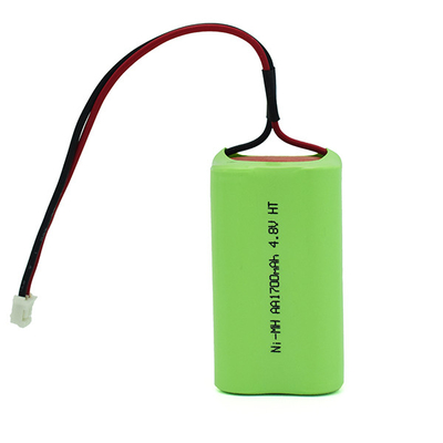 Baterias de alta temperatura NiMH AA1700mAh 4.8V