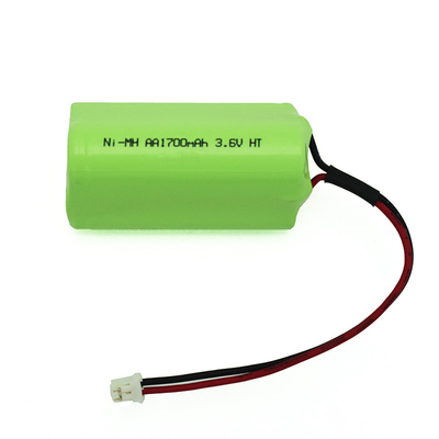 Célula de bateria de alta capacidade de 3,6 V AA1700mAh Ni Mh para iluminação de emergência e ferramentas elétricas