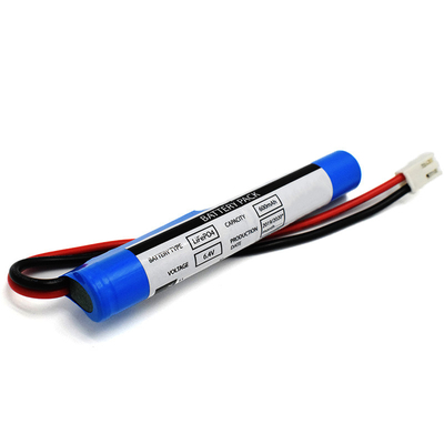 Iluminação de emergência 600mAh 6.4 Volt LiFePO4 Baterias tipo stick