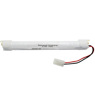 Bateria de Iluminação de Emergência Bateria Ni-Cd SC1800mAh 6.0V 10.8Wh Tipo de bastão OEM Com módulo de montagem na parede lateral