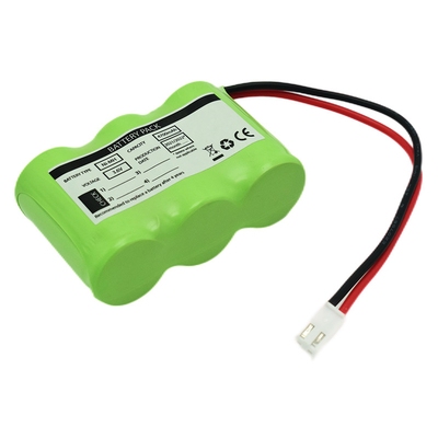 3S1P Side By Side Tipo 3.6V Ni-Mh C4700mAh Bateria recarregável de alta temperatura OEM PVC