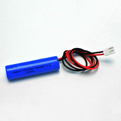 Tipo único IFR 18650*1 Célula com PCM 1.6Ah 3.2V LiFePO4 baterias cilíndricas