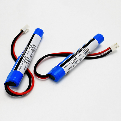 PVC Stick Tipo IFR 18650*2 Célula em série com módulo de controle de proteção 0.6Ah 6.4V LiFePO4 baterias cilíndricas