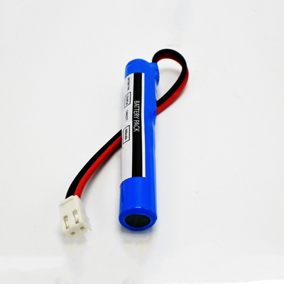 PVC Stick Tipo IFR 18650*2 Célula em série com módulo de controle de proteção 0.6Ah 6.4V LiFePO4 baterias cilíndricas