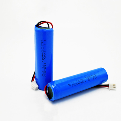 Bateria de lítio recarregável 3,7 V da luz de emergência ICR18650 3200mAh