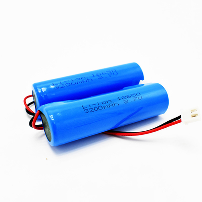 Bateria de lítio recarregável 3,7 V da luz de emergência ICR18650 3200mAh