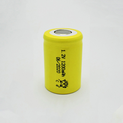 pilha de bateria 1,2 V do cádmio de níquel 1200mAh para a iluminação de emergência