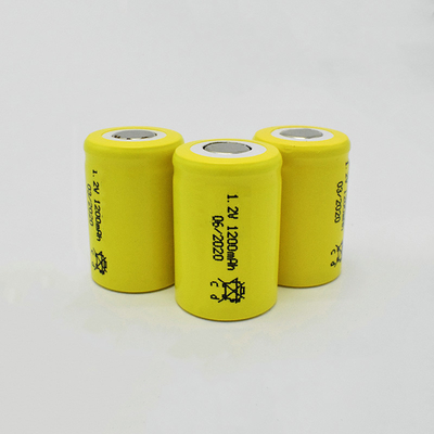 pilha de bateria 1,2 V do cádmio de níquel 1200mAh para a iluminação de emergência