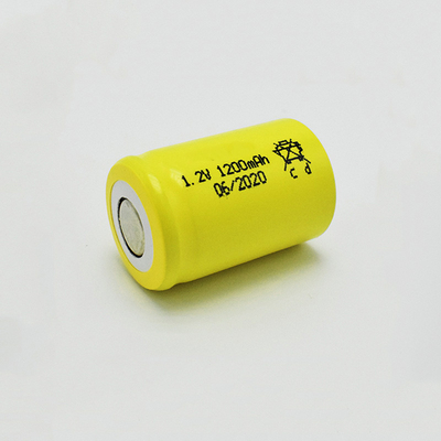 pilha de bateria 1,2 V do cádmio de níquel 1200mAh para a iluminação de emergência
