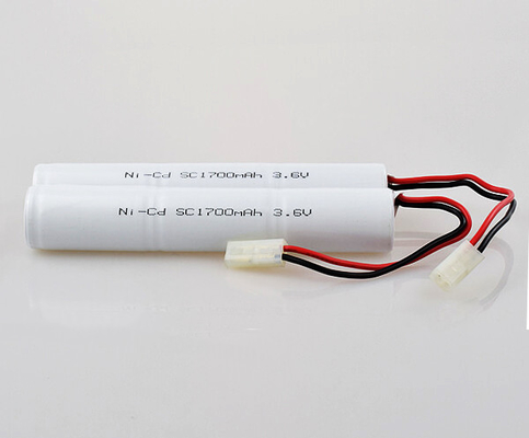 Peso da pilha da luz do bloco 3,6 V SC1700mAh da bateria recarregável de NiCd 0.1C