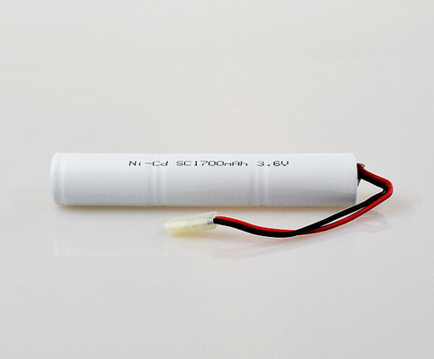 Peso da pilha da luz do bloco 3,6 V SC1700mAh da bateria recarregável de NiCd 0.1C