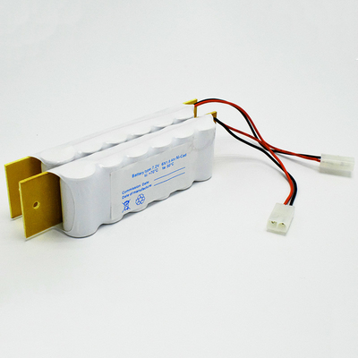 Baterias NiCd 1800mAh recarregável 7.2V da luz da saída de emergência da placa do sinal