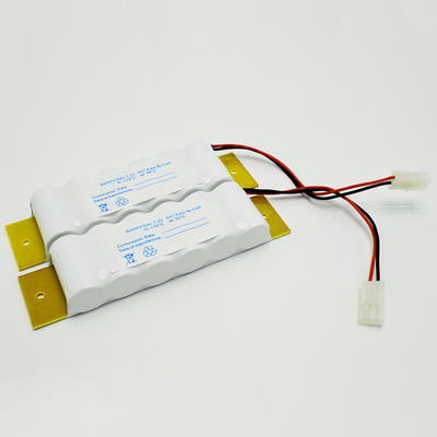 Baterias NiCd 1800mAh recarregável 7.2V da luz da saída de emergência da placa do sinal