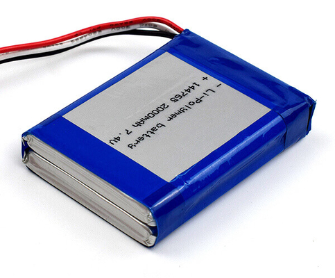 Polímero 7,4 V Li Ion Battery do lítio 144765 pilhas de 75g 2000mAh