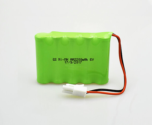 Baterias recarregáveis NiMH 2200mAh 6.0V da luz da saída de emergência do AA