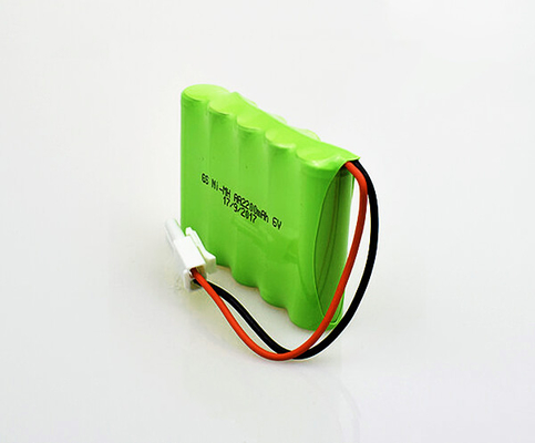 Baterias recarregáveis NiMH 2200mAh 6.0V da luz da saída de emergência do AA