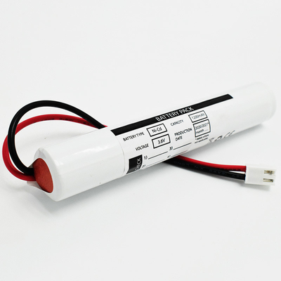 NiCd Sc1200mah tipo da vara da bateria de 3,6 volts para a iluminação de emergência