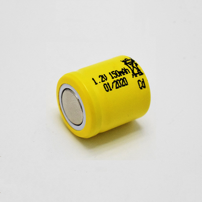 1,2 pilha recarregável da iluminação de emergência 150mAh da bateria do CD do Ni de V