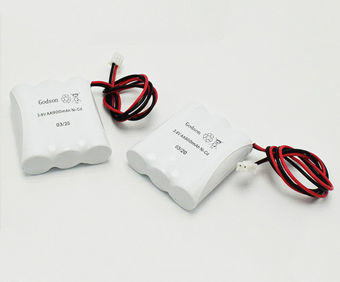 Bateria das baterias JST XHP 2P NiCd da luz da saída de emergência de Aa900mah