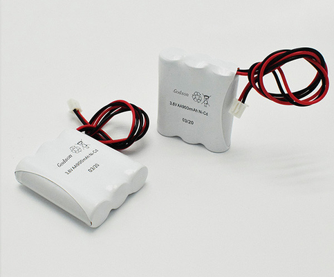 Bateria das baterias JST XHP 2P NiCd da luz da saída de emergência de Aa900mah