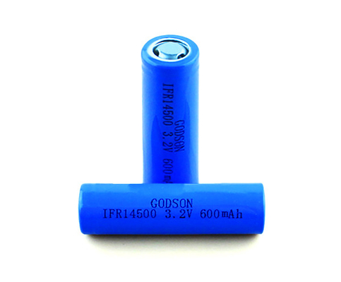 CV do centímetro cúbico que carrega pilha da bateria IFR14500 Regarchable 3,2 V 600mAh de 12V LiFePO4 a única