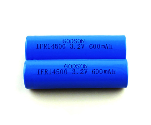 CV do centímetro cúbico que carrega pilha da bateria IFR14500 Regarchable 3,2 V 600mAh de 12V LiFePO4 a única