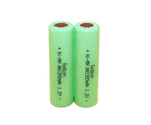 bateria do Ni MH do AA 1300mAh da bateria do sinal da saída de emergência de 1.2V 0.1C