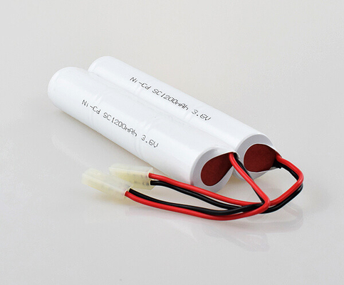 Bloco da vara da bateria do SC 1200mAh NiCd 3,6 V do sinal da saída de emergência