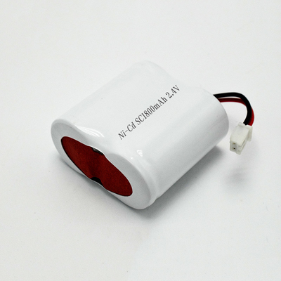 Bloco da bateria do CD do Ni da luz de emergência de SC1800mah baterias de 2,4 volts