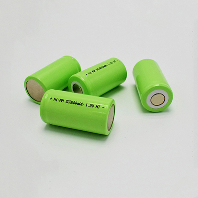 Pilha de alta temperatura de 3,6 GH da iluminação de emergência SC3000mAh da bateria do Ni Mh de V 1.2V