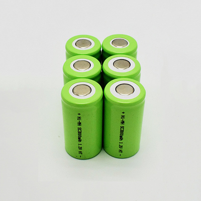 Pilha de alta temperatura de 3,6 GH da iluminação de emergência SC3000mAh da bateria do Ni Mh de V 1.2V