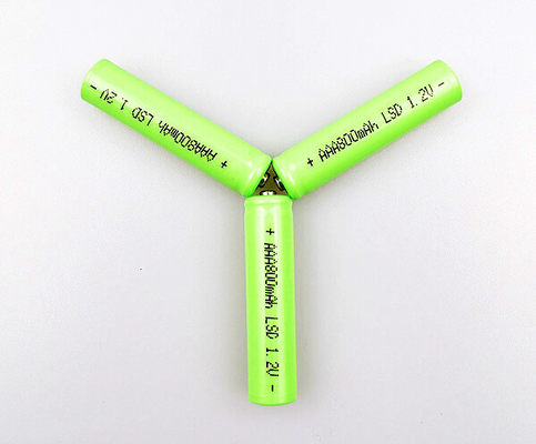 Pilha de bateria do Ni Mh do AAA 800mAh 1.2V para iluminações de emergência