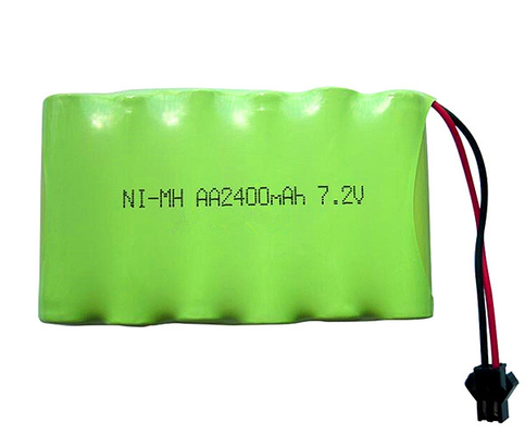 4 bateria AA 2400mAh do ano 7,2 V NiMh para a iluminação de emergência