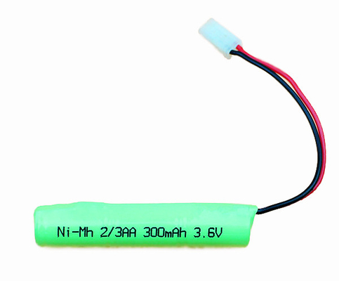 Tipo recarregável da vara do bloco 2 3AA 300mAh da bateria do Ni Mh 3,6 V 300mah