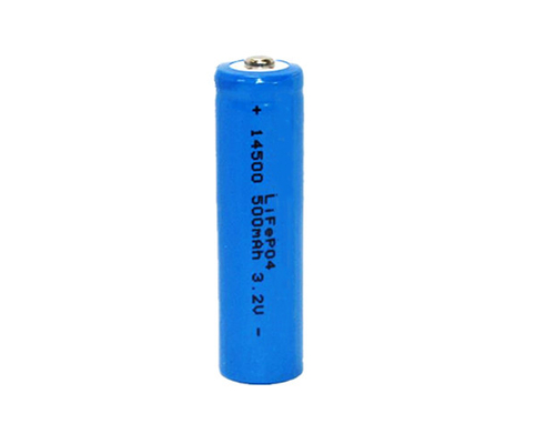 Bateria IFR recarregável 14500 3.2V 500mAh da iluminação de emergência 12V LiFePO4