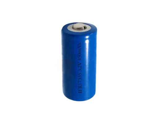 LiFePO4 recarregável IFR17335 3,2 vara da bateria 450mAh do volt única