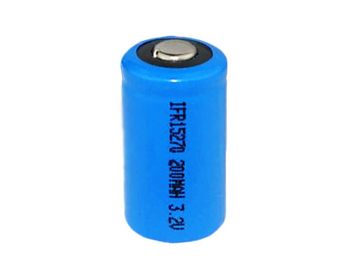 Azul Recarregável 3.2V LiFePO4 Bateria IFR15270 200mAh Células