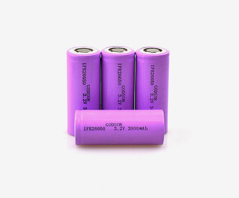 Bateria de lítio 3.2V da luz de emergência LiFePO4 3000mAh IFR26650