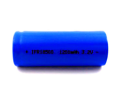As pilhas LiFePO4 cilíndricas retiram o bloco claro 18500 3.2V 1200mAh da bateria