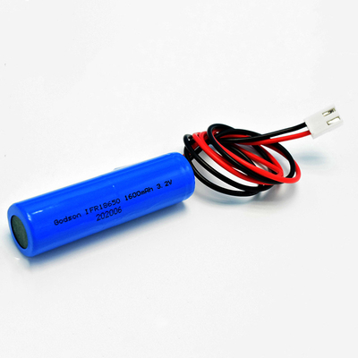 Baterias cilíndricas LiFePO4 IFR18650 1600mAh 3.2V da luz da saída de emergência