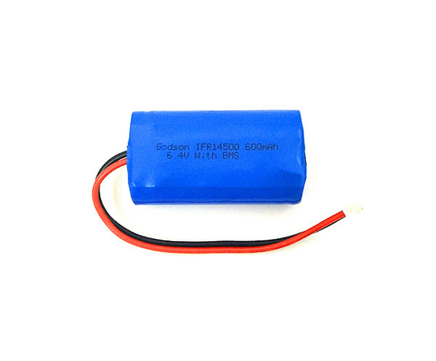OEM Lifepo4 Li Ion Battery da luva do psiquiatra 14500 6.4V 600mAh