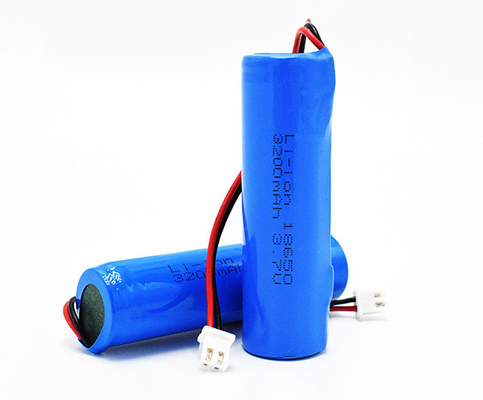 Revestimento de PVC ICR18650 de 3200 MAh Emergency Light Lithium Battery 3.70V